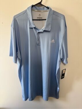 adidas Light Blue Men’s Polo Shirt